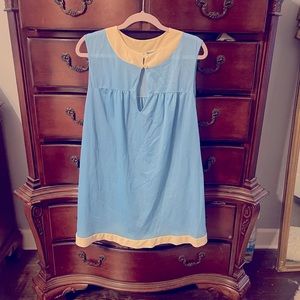 Gaymode for JCPenney vintage 60s-70s blue keyhole nightgown 42 / XL